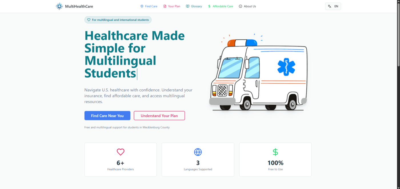 MultiHealthcare screenshot